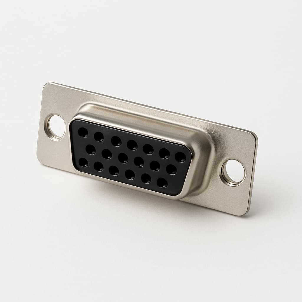 Molex / FCT F15S0G2 D-Sub — illustratieve, door AI gegenereerde afbeelding