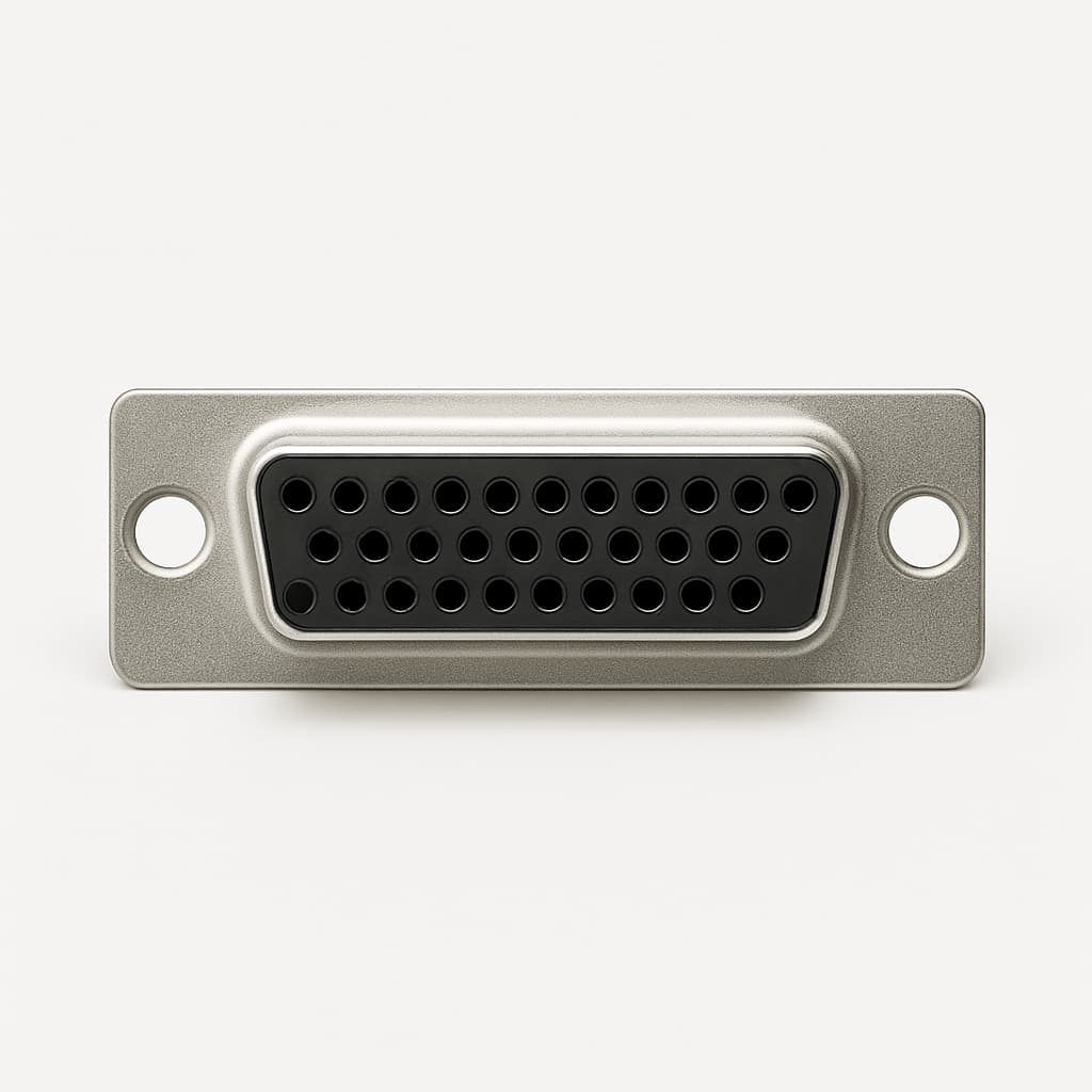 F25S1-K121-198 D-Sub 25P Buchse — illustrative, KI-generierte Abbildung