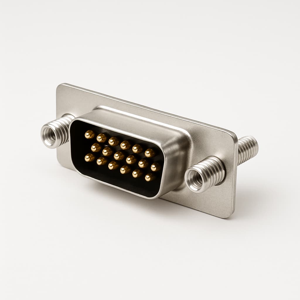 D-Sub FPHGR-5AG F50M015S052 — illustratieve, door AI gegenereerde afbeelding