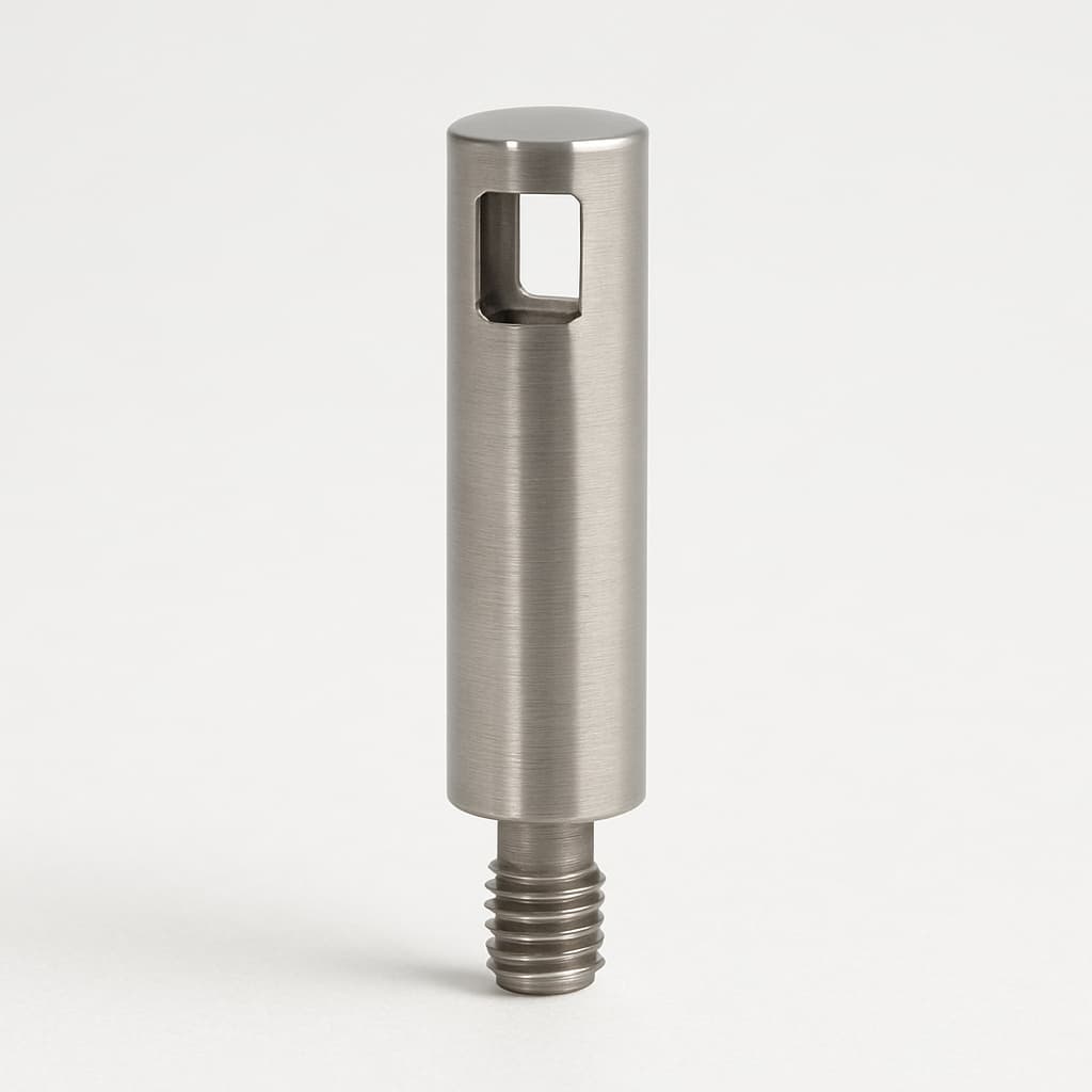 F56M054S253 Slide-Lock-Pfosten 4MM M3 — illustrative, KI-generierte Abbildung