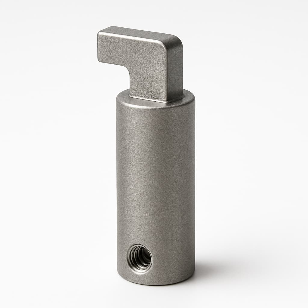 F56M057S253+S Slide-Lock-Pfosten 3 mm M3 — illustrative, KI-generierte Abbildung