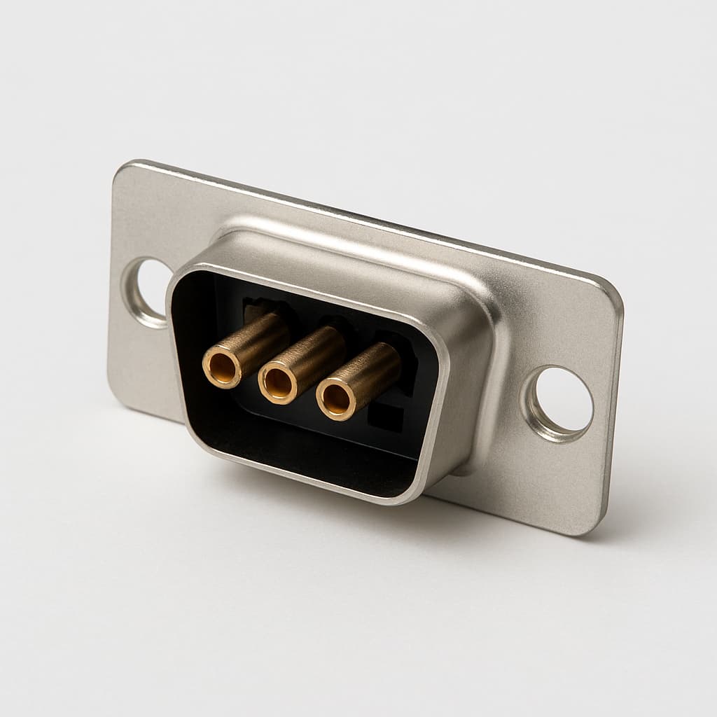 Molex / FCT FL21WA4P7-K120 D-Sub Crimp — illustrative, KI-generierte Abbildung
