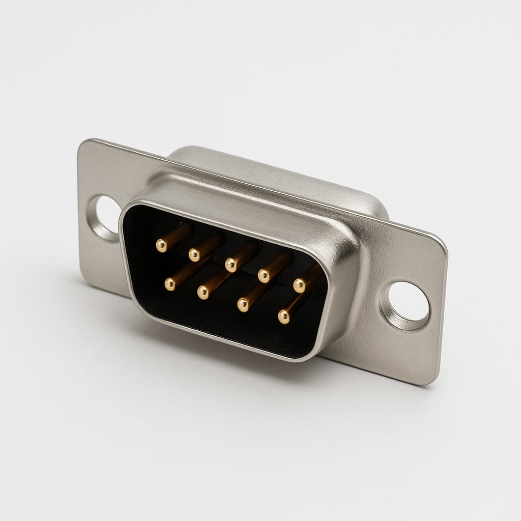 FM24W7P5-1719 D-Sub-Stecker — illustrative, KI-generierte Abbildung