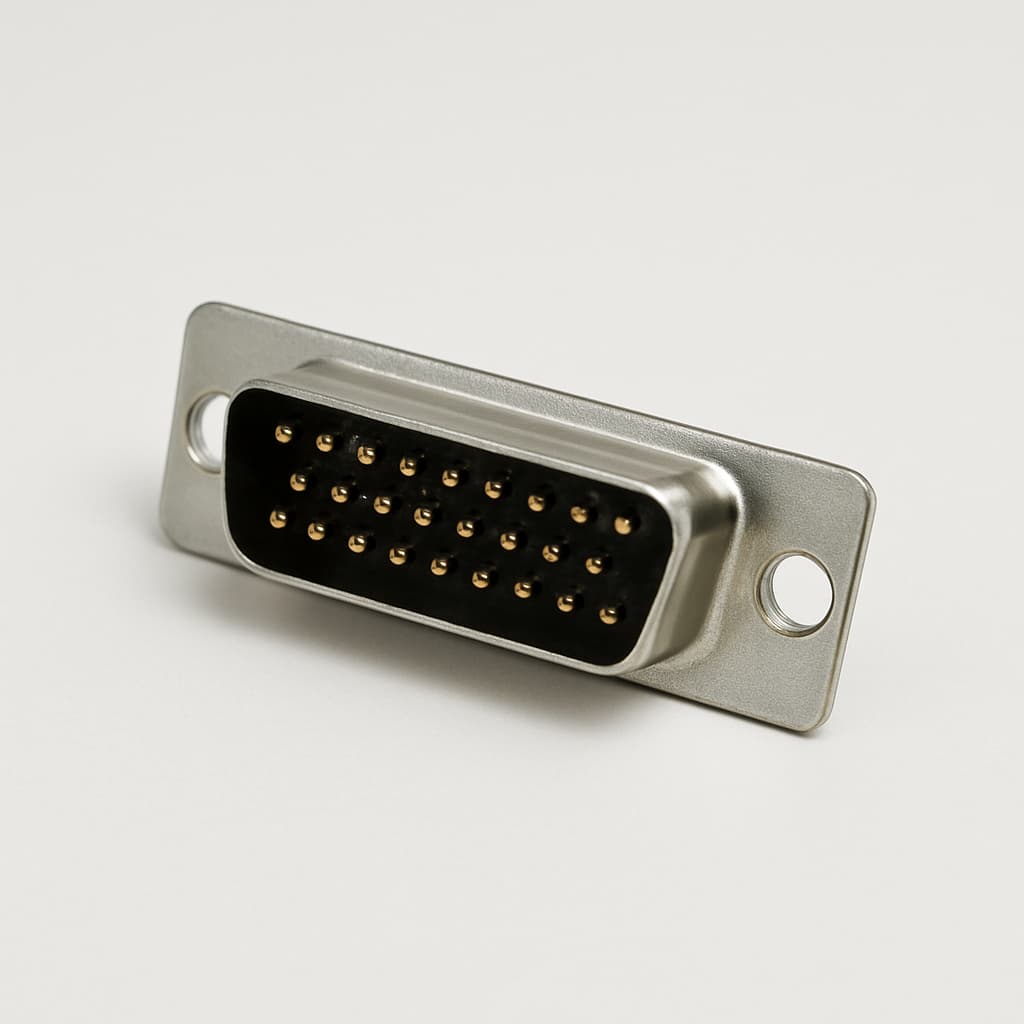 Ericsson FML-3-K940-962 D-SUB 25P connector — illustratieve, door AI gegenereerde afbeelding