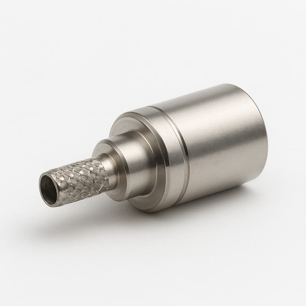 Molex / FCT FMS003P102 75 Ohm Crimp Standard — illustrative, KI-generierte Abbildung