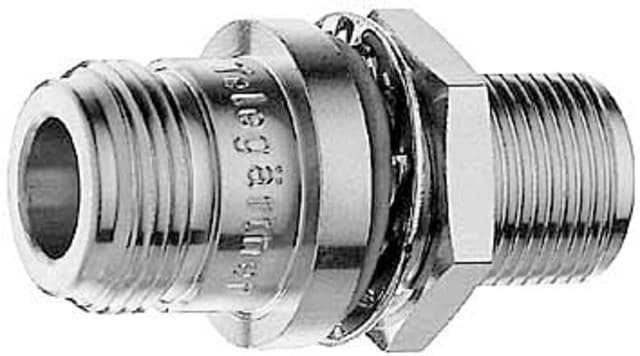 Telegaertner J01024A0006 N-adapter voor paneelmontage, f-f, IP68