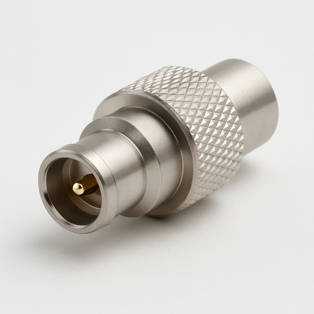 Telegartner J01070G1713 1.6/5.6 Stecker — illustrative, KI-generierte Abbildung