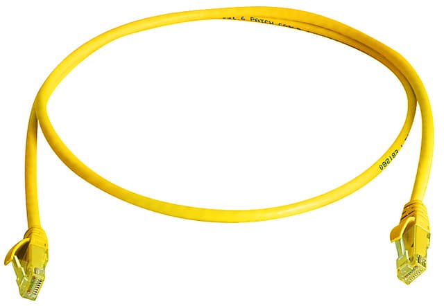 Telegaertner L00000E0066 Cat.5e patchkabel, geel, 0.5 m
