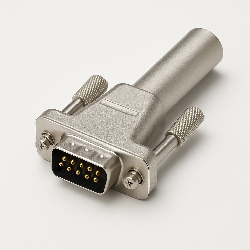 Molex / FCT M81969/1-02 D-Sub — illustrative, KI-generierte Abbildung