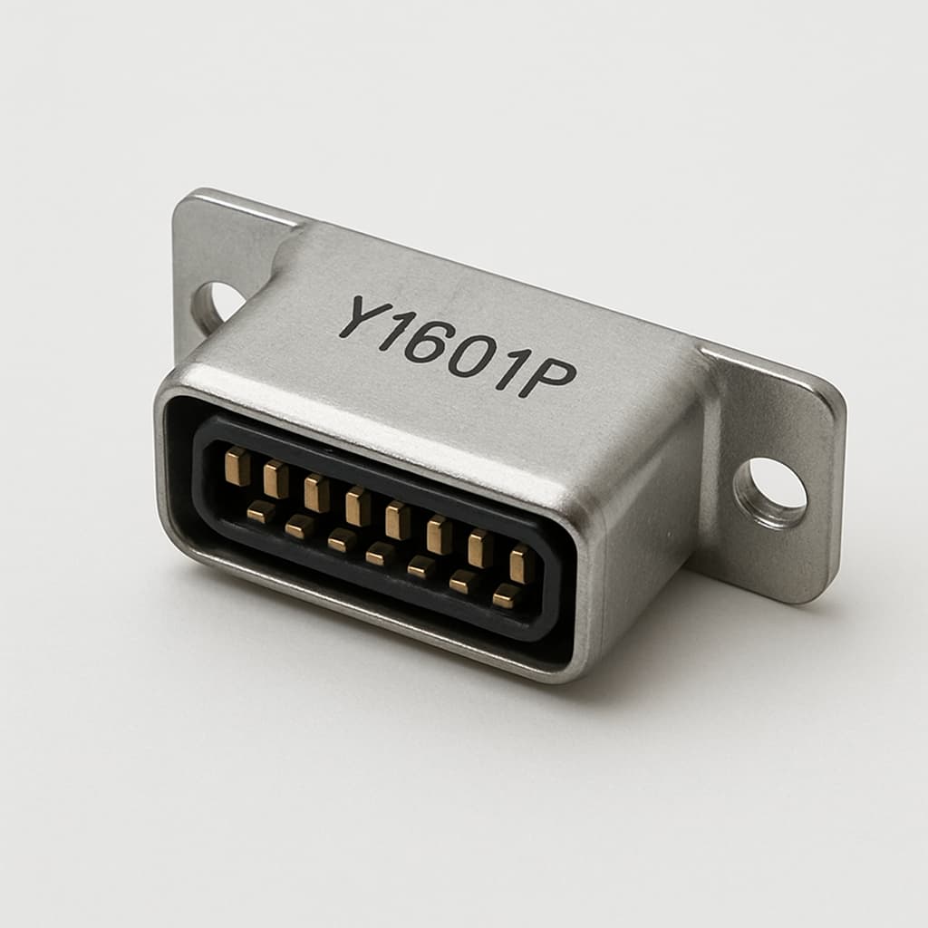 Molex / FCT Y1601P — illustrative, KI-generierte Abbildung