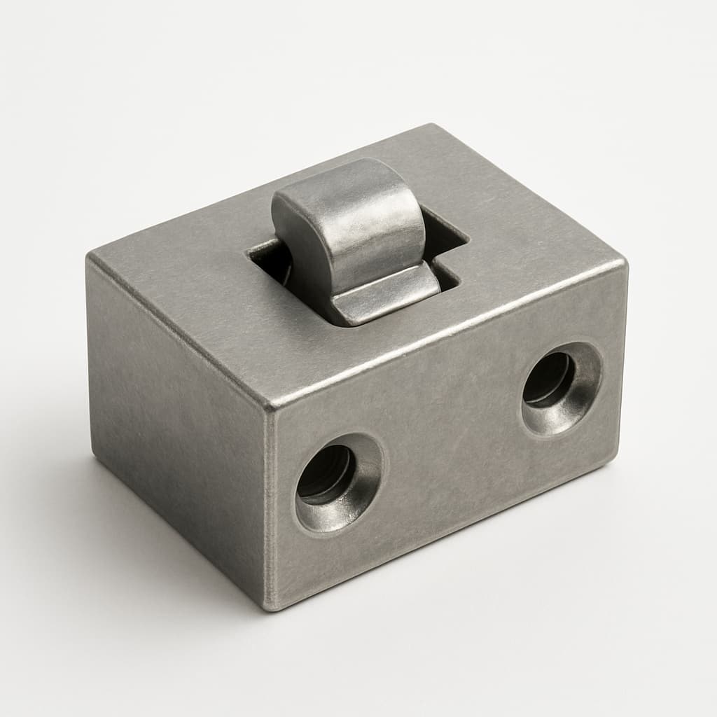 1731120657 (F-GK1/5M3) metalen vergrendelingsblok — illustratieve, door AI gegenereerde afbeelding