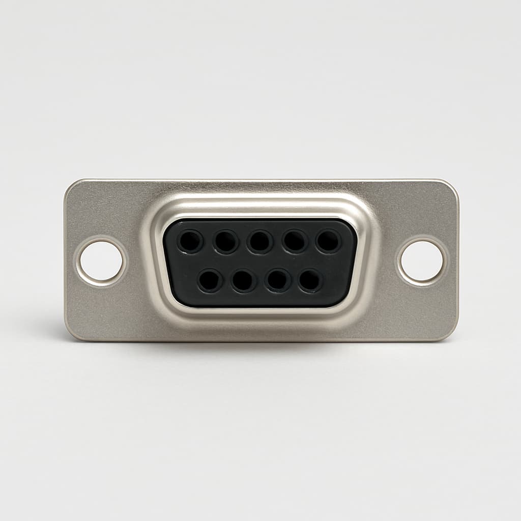 MOLEX / FCT F09P2G1 D-Sub — illustrative, KI-generierte Abbildung