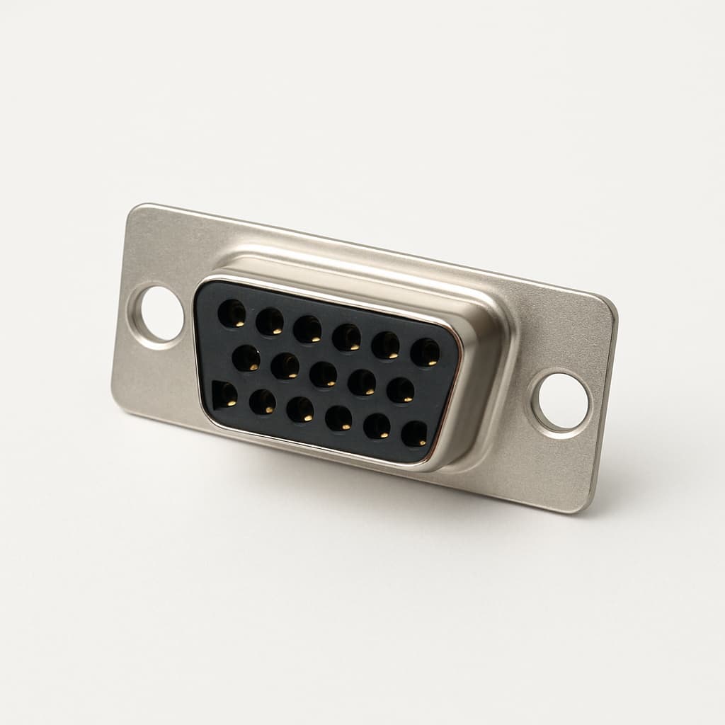 D-SUB-connector F15S4G3 — illustratieve, door AI gegenereerde afbeelding