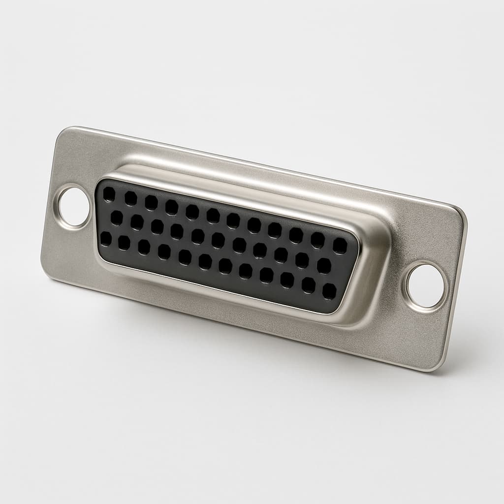MOLEX / FCT F37S5G1 D-Sub — illustratieve, door AI gegenereerde afbeelding