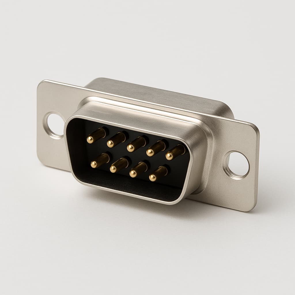 Molex / FCT FC09P1G1 D-Sub-Filter — illustrative, KI-generierte Abbildung