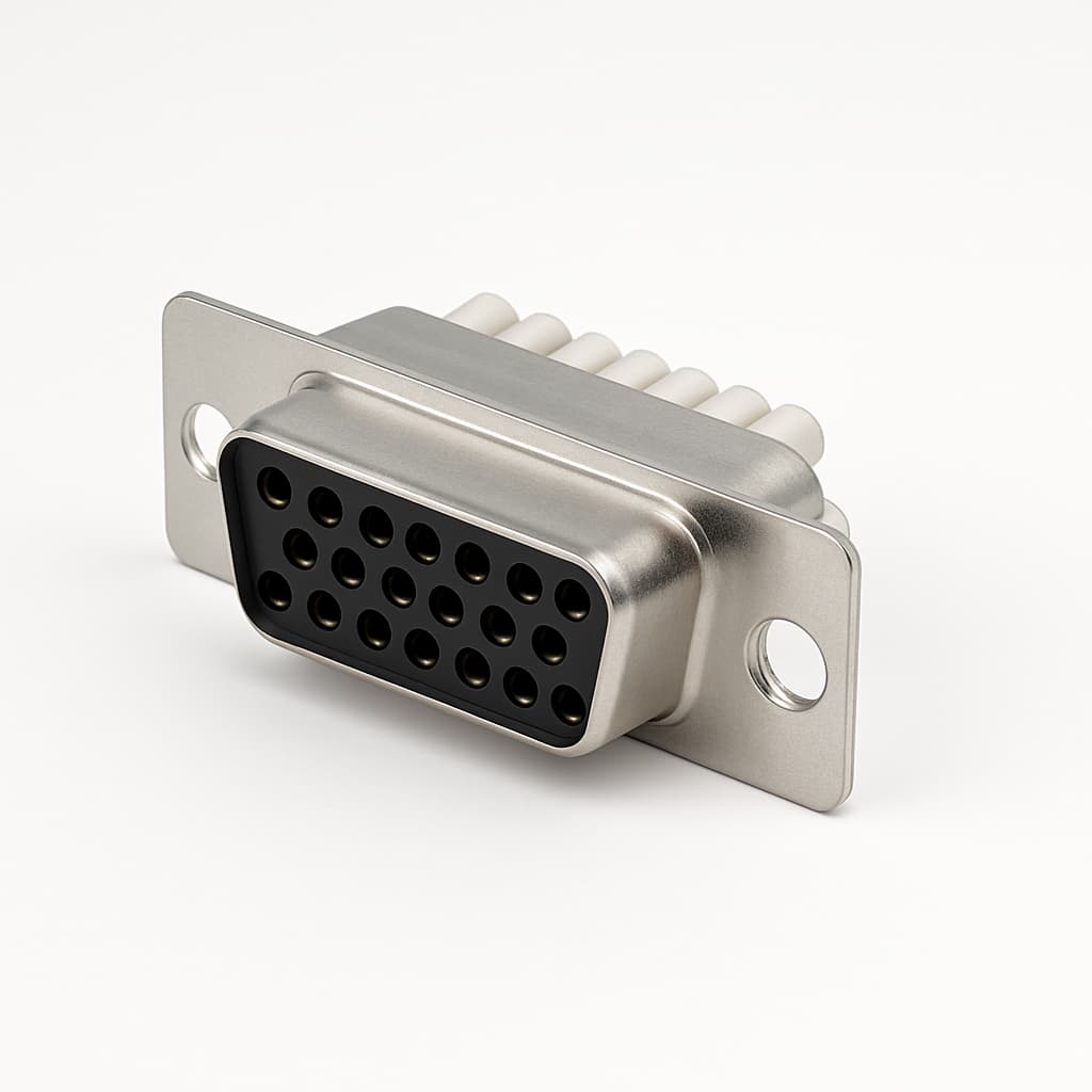 Molex / FCT FC15S0G1 D-Sub Filter Connector — illustrative AI-generated image
