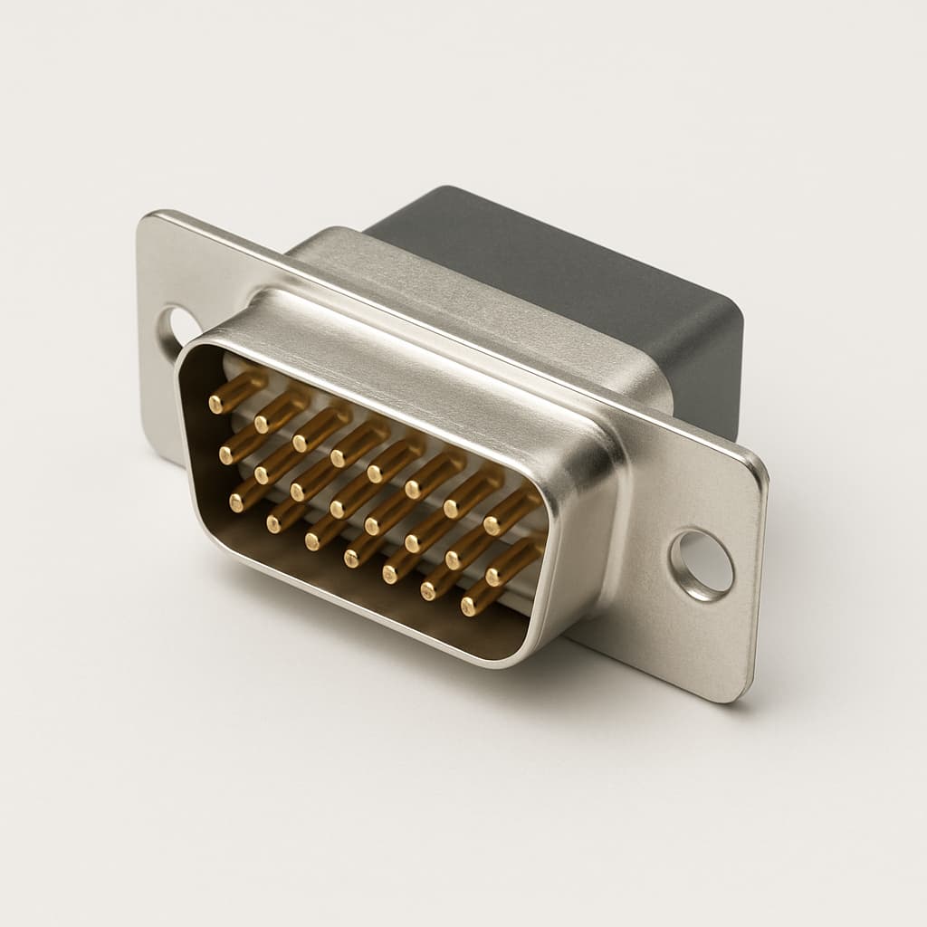 Molex / FCT FC25P5G1 D-Sub-Filter — illustrative, KI-generierte Abbildung