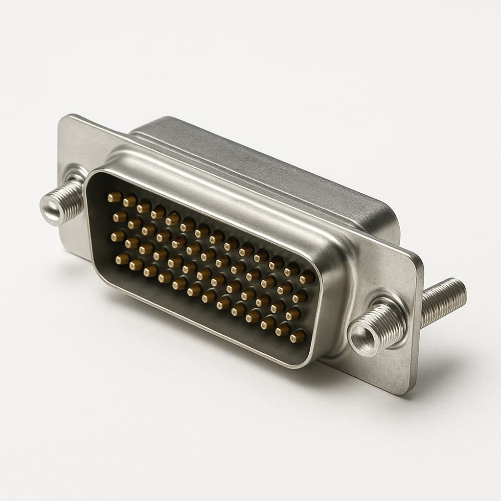 MOLEX / FCT FC37P0G1 D-Sub-Filter — illustrative, KI-generierte Abbildung