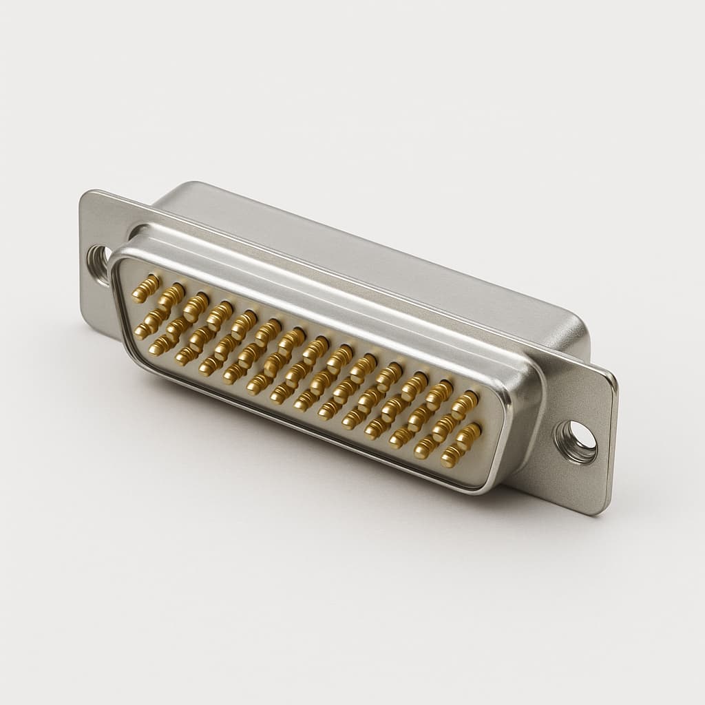 Molex / FCT FC37P1G1 D-Sub-Filter — illustrative, KI-generierte Abbildung