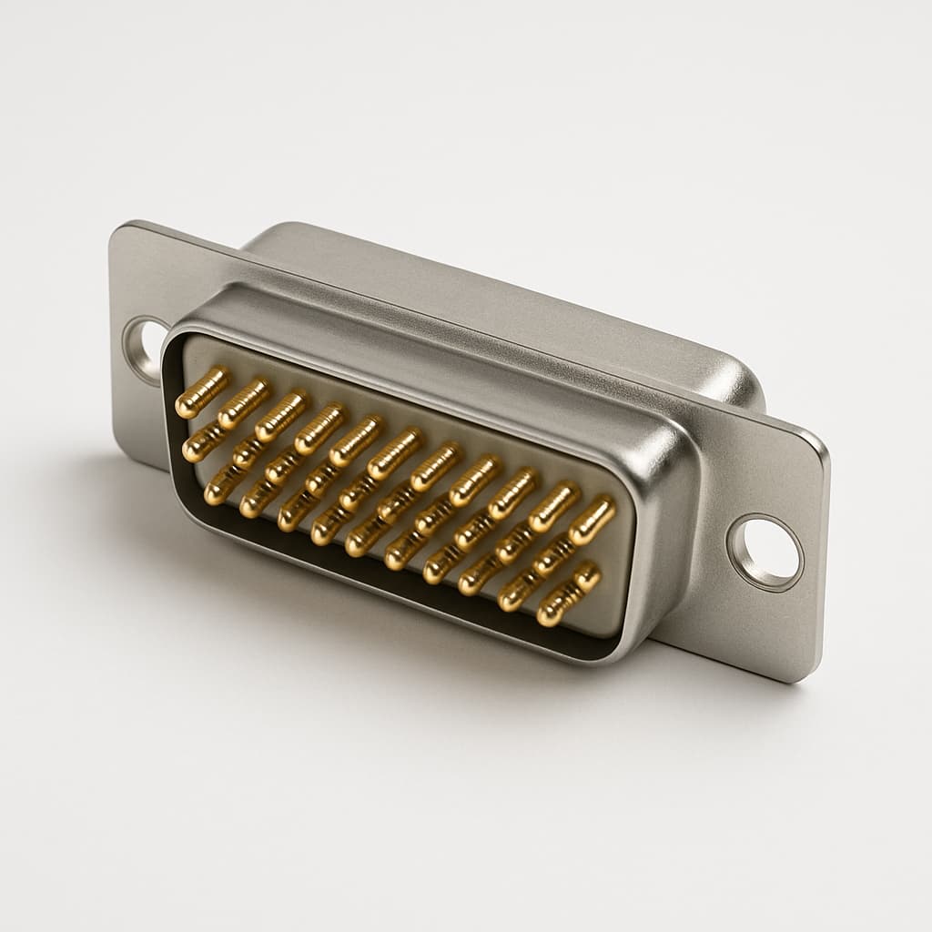 MOLEX / FCT FC37S5G1 D-Sub Filter Connector — illustrative AI-generated image