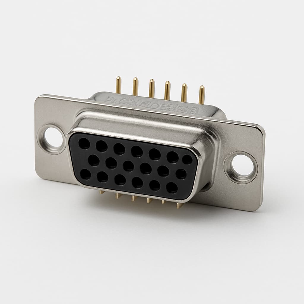 MOLEX / FCT FC50P1G1 D-Sub-Filter — illustrative, KI-generierte Abbildung