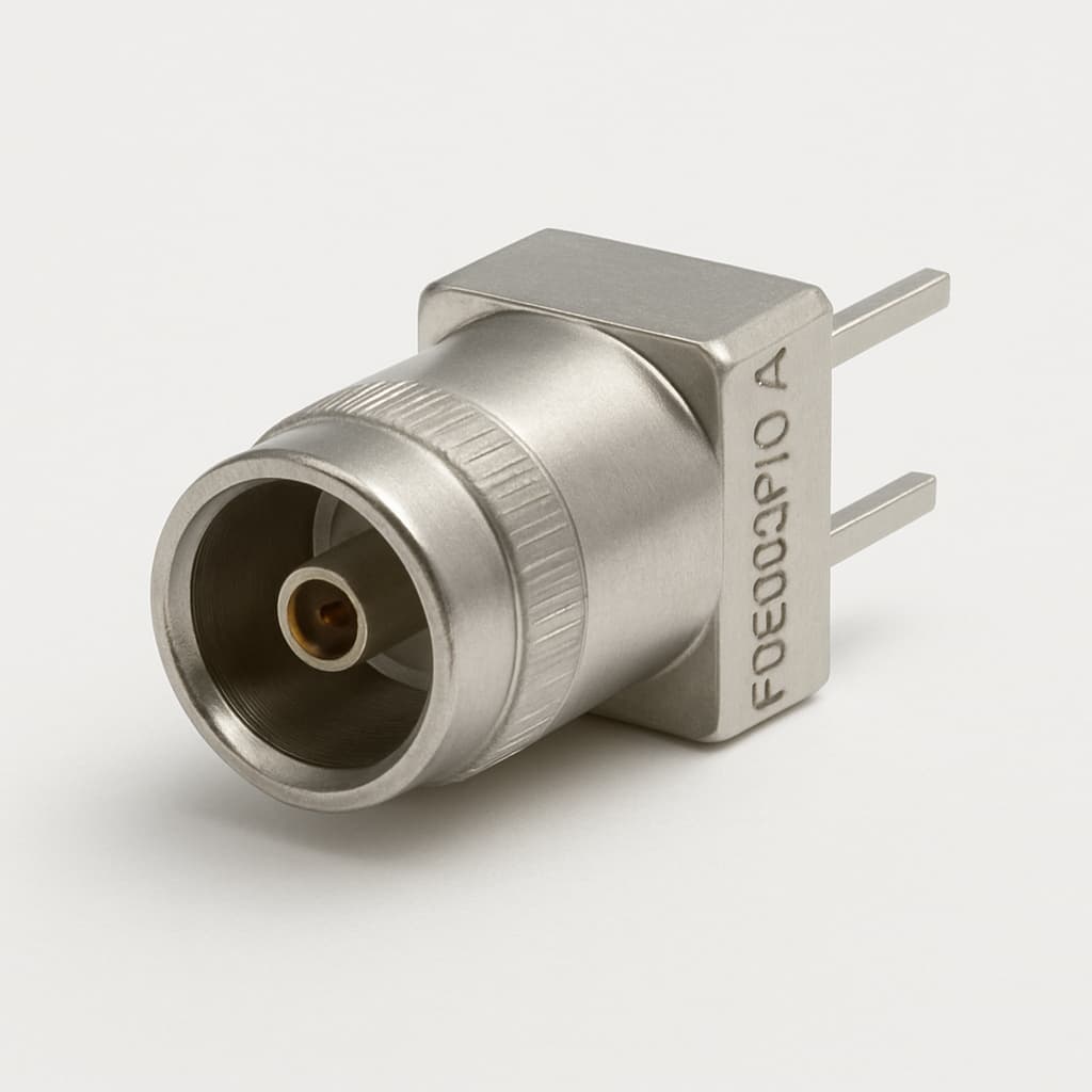 Molex / FCT FDE003P102 DIN 75 OHM G1 — illustrative, KI-generierte Abbildung