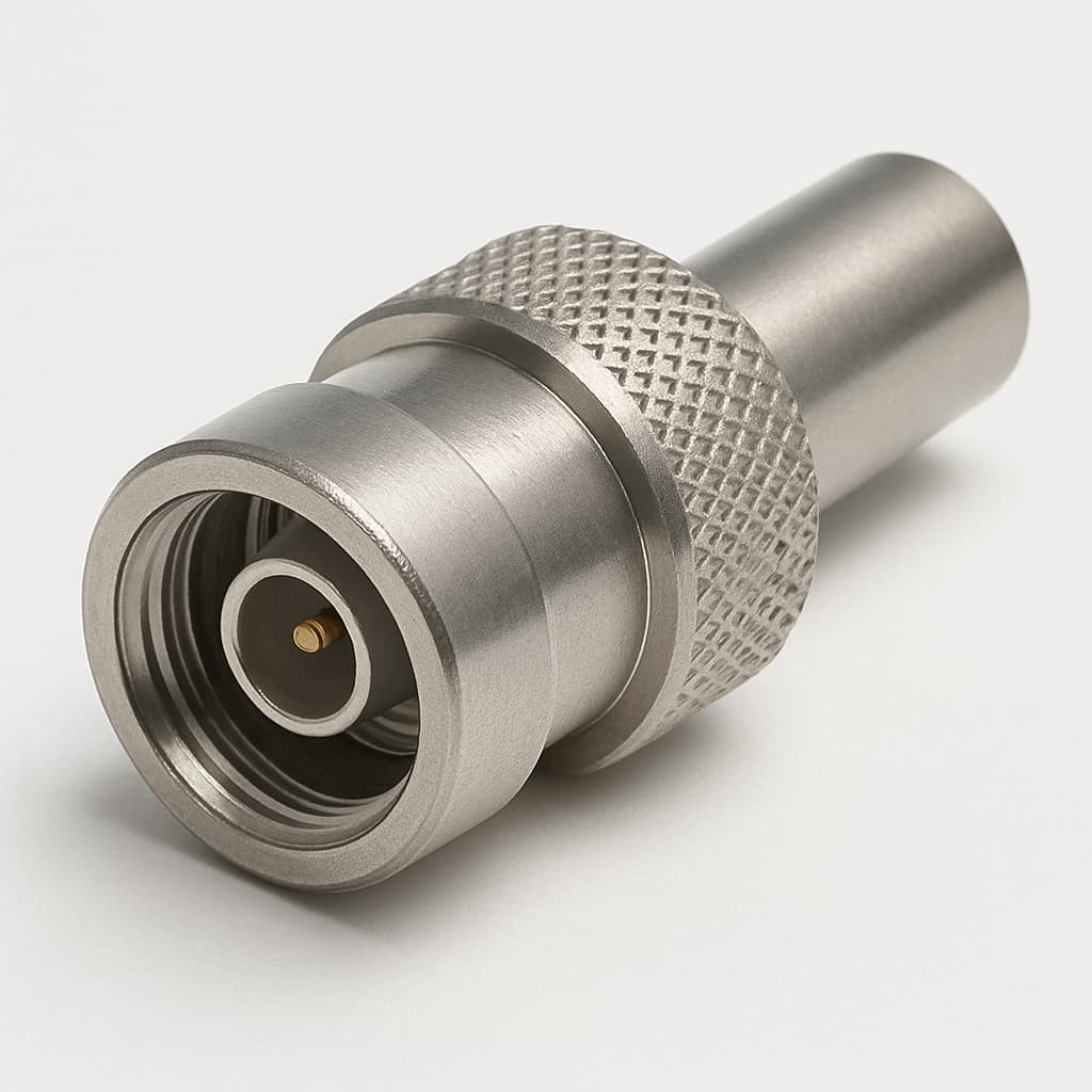 Molex / FCT FDS003P102 DIN 50 OHM krimp G1 — illustratieve, door AI gegenereerde afbeelding