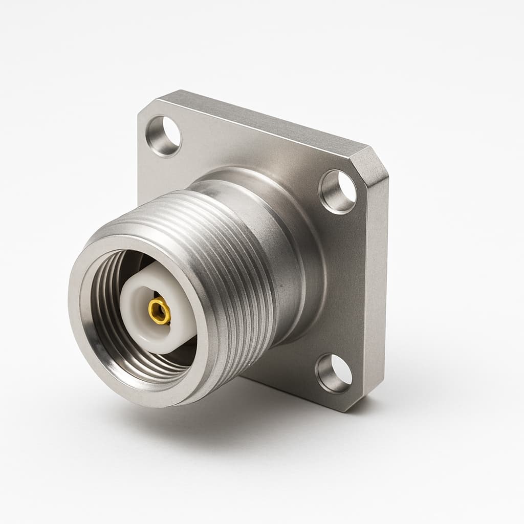 Molex / FCT FDX015S102 50 OHM DIN — illustrative, KI-generierte Abbildung