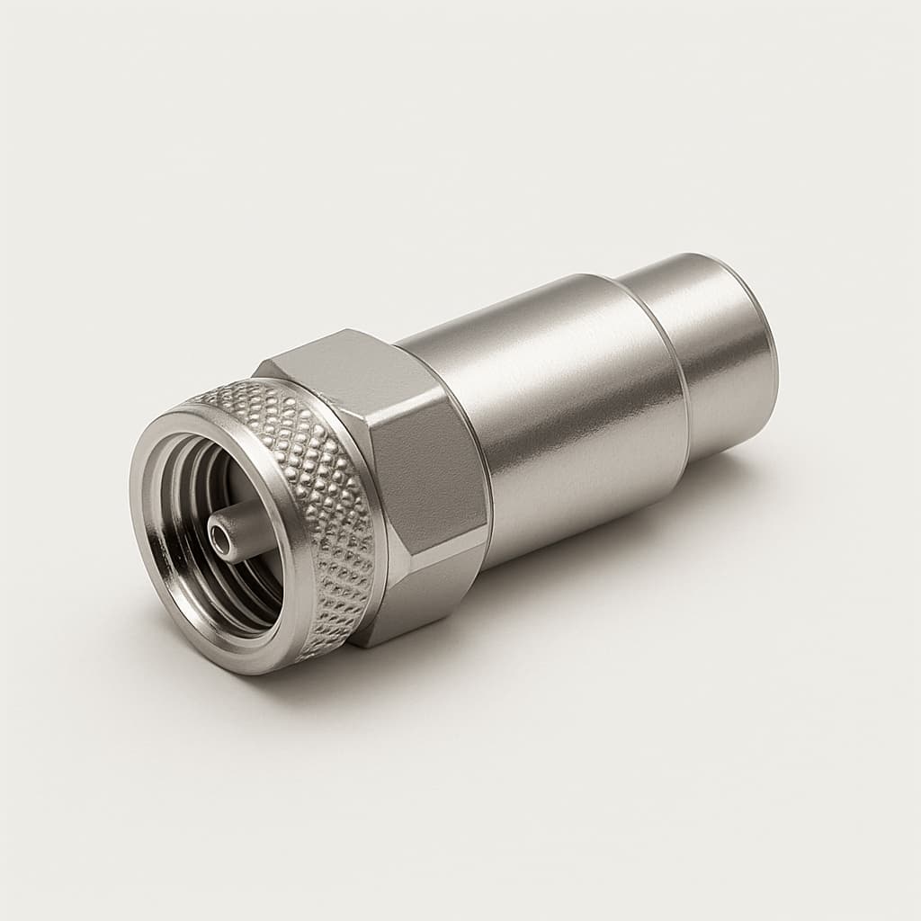 Molex / FCT FME008S108 50 Ohm Koaxialprodukt — illustrative, KI-generierte Abbildung