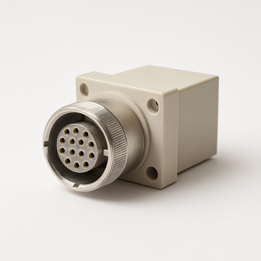 Molex / FCT FMP012P105 DIN 40A Steckverbinder — illustrative, KI-generierte Abbildung