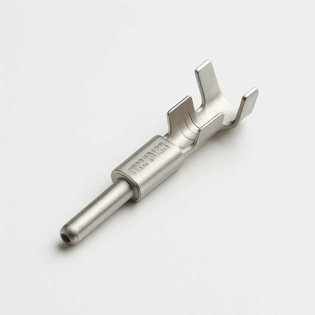 MOLEX / FCT FMP018S106 20A Krimp — illustratieve, door AI gegenereerde afbeelding