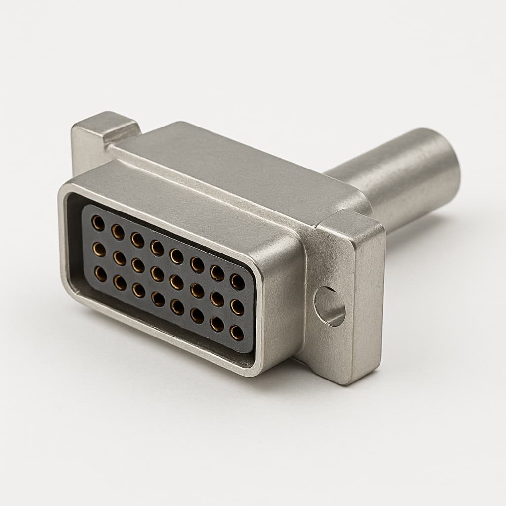 Molex / FCT FMP035S117 DIN 10A Crimp G2 Steckverbinder — illustrative, KI-generierte Abbildung