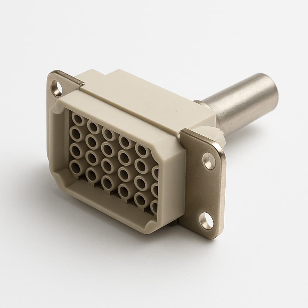 Molex / FCT FMP036P117 DIN 20A Crimp G2 — illustrative, KI-generierte Abbildung