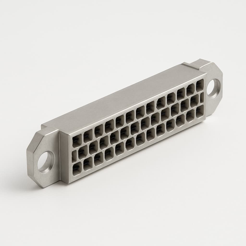 Molex / FCT FMP036S106 DIN 20A krimp G3 — illustratieve, door AI gegenereerde afbeelding