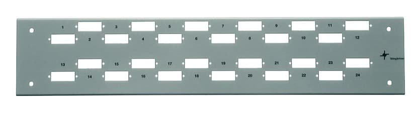 Telegartner H02025A0421 frontplaat basis V 1HU