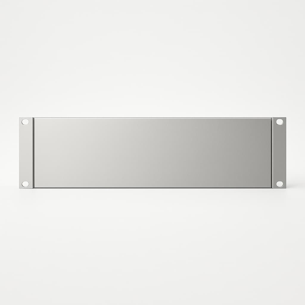 Telegartner H02025A0481 Frontplattenbasis V 2HU — illustrative, KI-generierte Abbildung