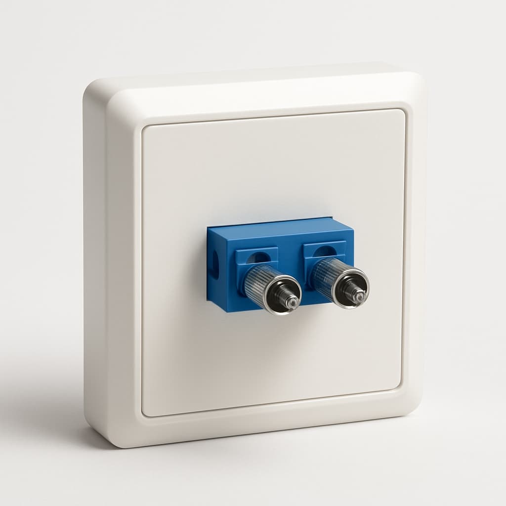 Telegartner H02041A0061 FO Outlet OAD/B — illustratieve, door AI gegenereerde afbeelding