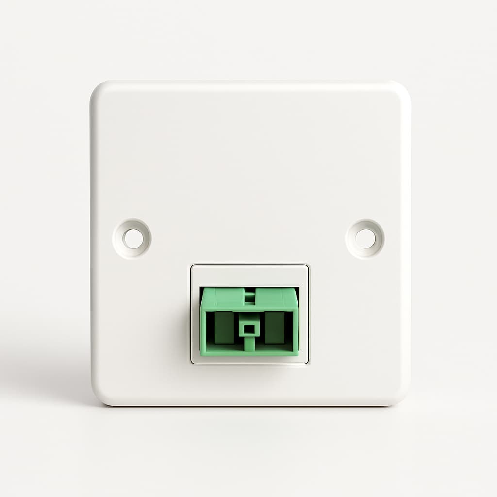 Telegartner H02041A0073 FO Outlet OAD/BS — illustratieve, door AI gegenereerde afbeelding