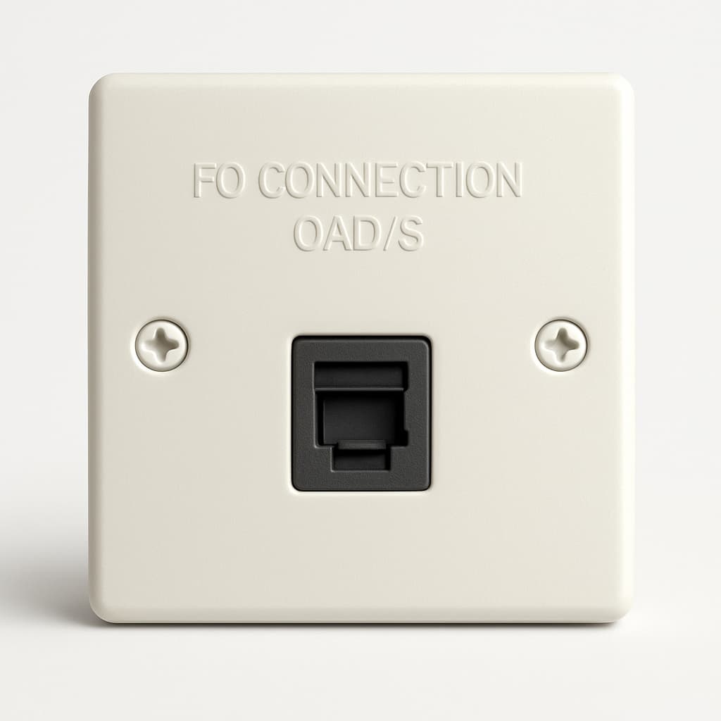 Telegartner H02051B0515 FO-Anschlussdose OAD/S — illustrative, KI-generierte Abbildung