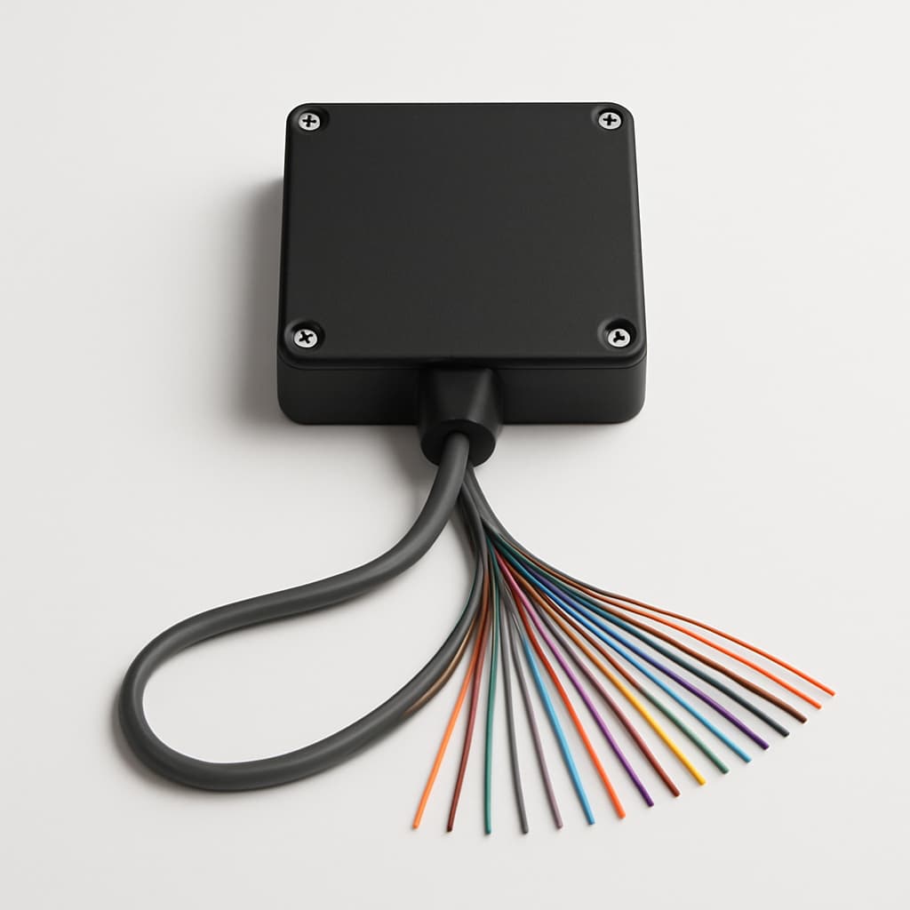 Telegartner H02052A0004 kabelsplitter ODS voor 48 vezels — illustratieve, door AI gegenereerde afbeelding