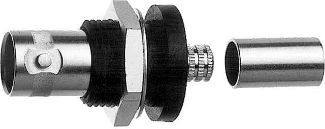 Telegaertner J01003A0002 BNC bulkhead-jack krimp voor RG-62A/U