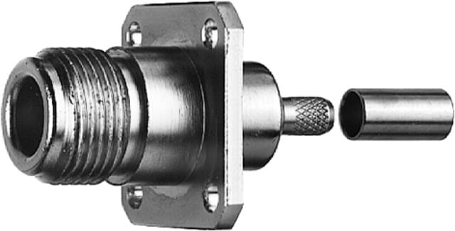 J01021A0153 N-Einbaubuchse Crimp/Crimp