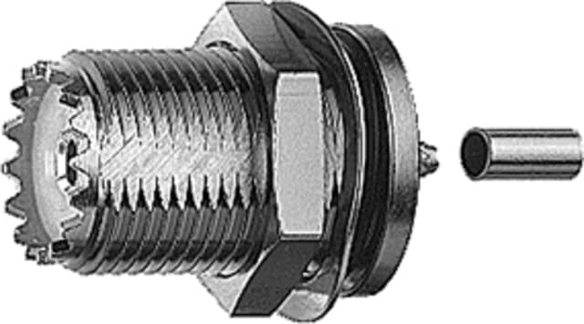 Telegaertner J01041A0004 UHF bulkhead-jack