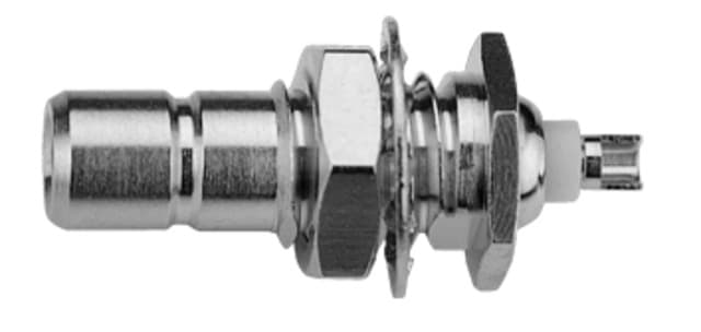 SMB doorvoerstekker met soldeerpen J01160A0031