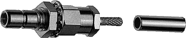 J01160A0101 SMB bulkhead plug, G7 (RG-316/U)