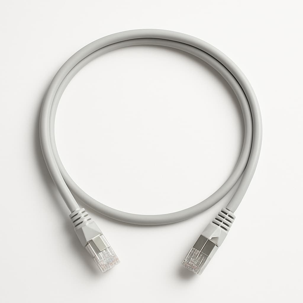Telegartner L00000E0025 F/UTP Cat.5e 1.0 m — illustratieve, door AI gegenereerde afbeelding