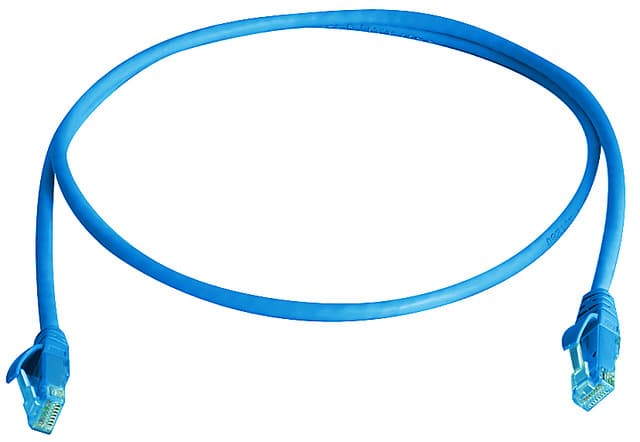 Telegaertner L00003E0048 Cat.5e MP8 Patchkabel, 5 m, Blau