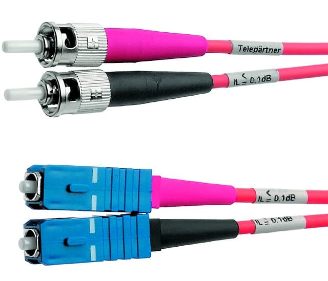Telegartner L00811A0019 duplex adapterkabel 9/125 OS2, 2 m