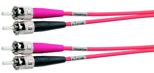 Telegaertner L00812A0011 FO-duplex ST-patchkabel 3 m