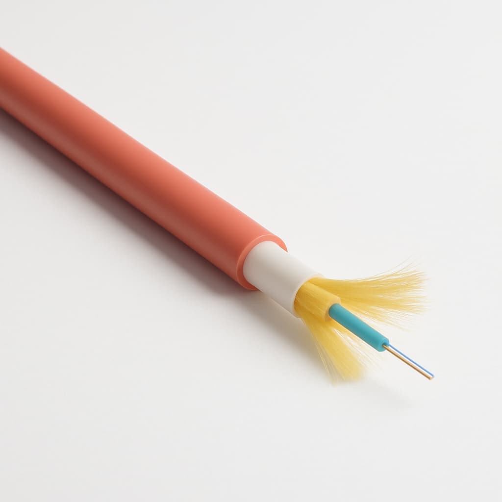 Telegartner L08001A0002 I-V(ZN)H 1G50/125 Kabel — illustrative, KI-generierte Abbildung